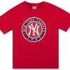 2000's NEW YORK YANKEES MAJESTIC TEE L 3 nyyts0029 front