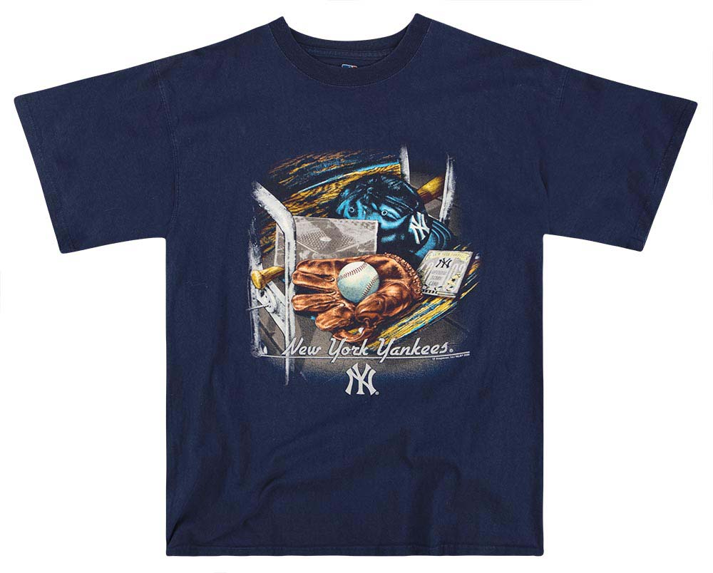 2009 NEW YORK YANKEES MLB GRAPHIC TEE L 1 nyyts0903 front