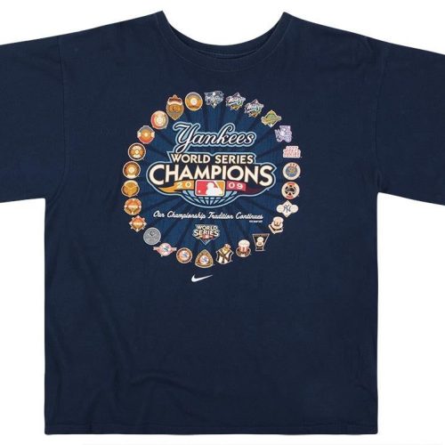 2009 NEW YORK YANKEES WORLD SERIES CHAMPIONS NIKE TEE XL