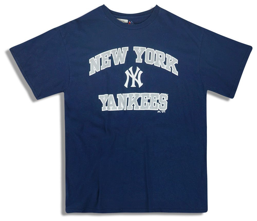 2010's NEW YORK YANKEES MAJESTIC TEE L 1 nyyts1002