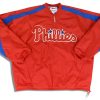 2010's PHILADELPHIA PHILLIES MAJESTIC 1/4 ZIP SHELL JACKET XL 2 phlj1003 front