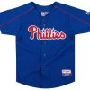 2003-06 PHILADELPHIA PHILLIES AUTHENTIC MAJESTIC BATTING PRACTICE JERSEY Y 5 phltr0302 front