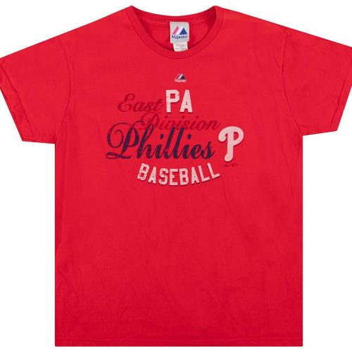 2000's PHILADELPHIA PHILLIES MAJESTIC GRAPHIC TEE WOMENS (L)