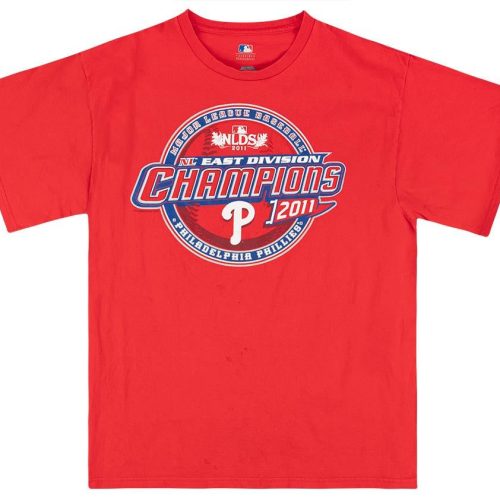 2011 PHILADELPHIA PHILLIES EAST DIVISION CHAMPIONS MLB TEE XL