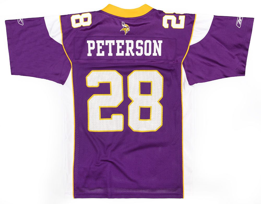 2007 MINNESOTA VIKINGS PETERSON #28 REEBOK ON FIELD JERSEY (HOME) XL 2 ponders october 01060 1 1 1 9fdd8bba 14c3 4a1f af6c f400bc70b974