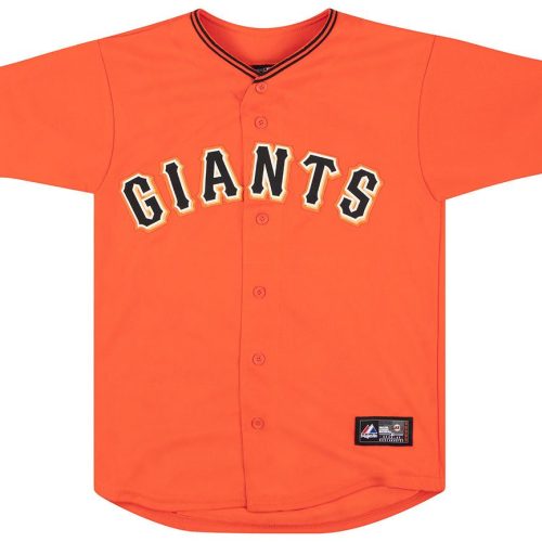 2010-13 SAN FRANCISCO GIANTS BUMGARNER #40 MAJESTIC JERSEY (ALTERNATE) Y