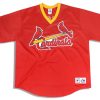 2000's ST. LOUIS CARDINALS PUJOLS #5 MAJESTIC BATTING PRACTICE JERSEY XXL 5 slctr0001 front