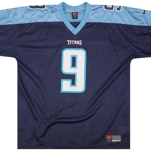 1999-00 TENNESSEE TITANS McNAIR #9 NIKE JERSEY (HOME) Y