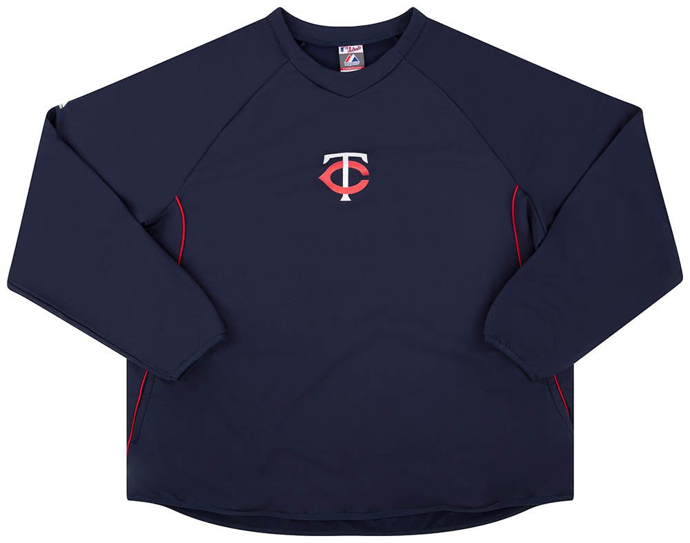 2012 MINNESOTA TWINS MAJESTIC THERMA BASE TRAINING TOP XXL 1 twitr1201 front